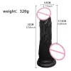 Translucent adult toy in rainbow gradient colors flexible TPE design